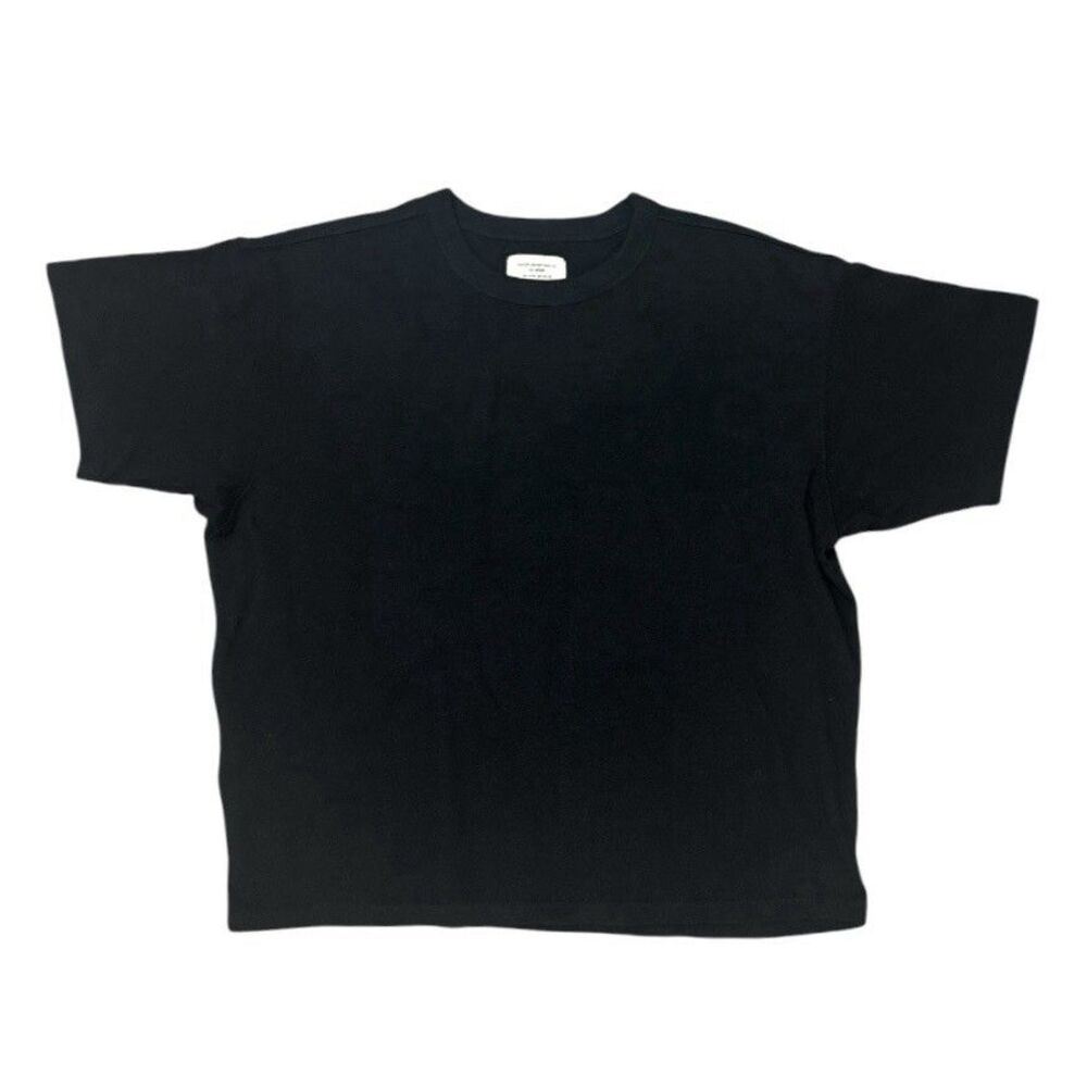Buck Mason Men’s Field Spec Heavy Tee Shirt Black Medium 100% Cotton
